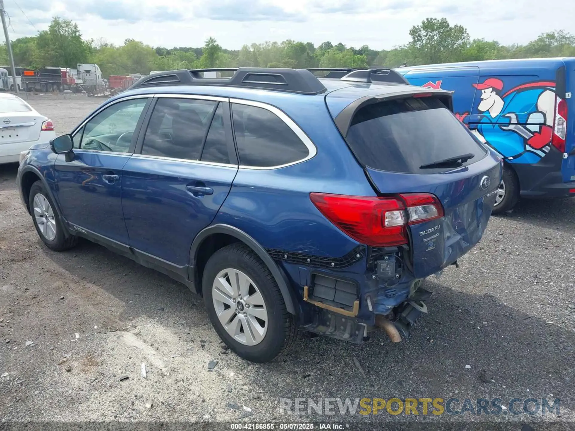 3 Photograph of a damaged car 4S4BSAHC1K3384410 SUBARU OUTBACK 2019