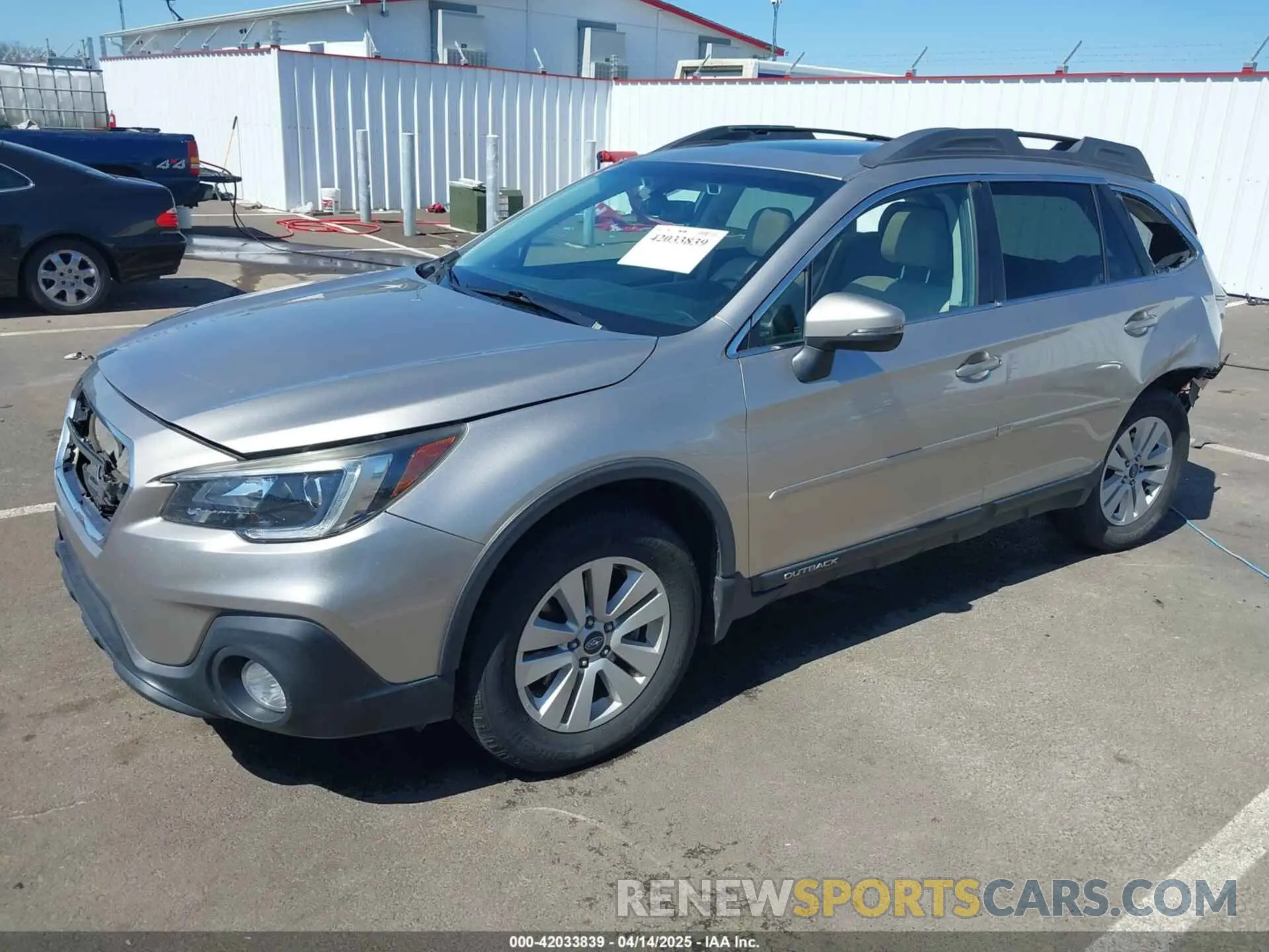 2 Photograph of a damaged car 4S4BSAHC2K3224035 SUBARU OUTBACK 2019