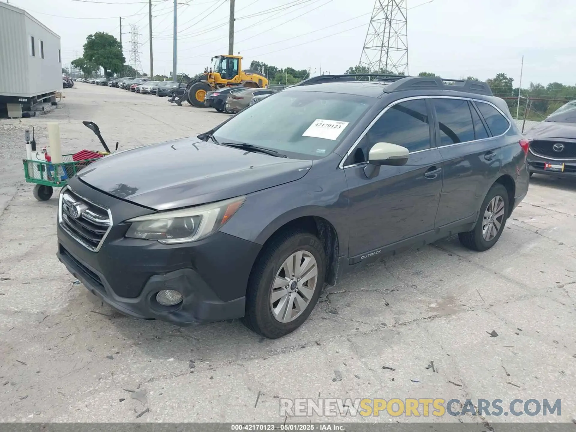 2 Photograph of a damaged car 4S4BSAHC2K3340965 SUBARU OUTBACK 2019