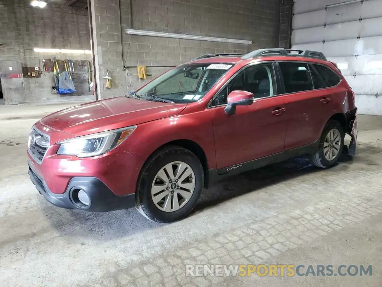 1 Photograph of a damaged car 4S4BSAHC4K3263435 SUBARU OUTBACK 2019