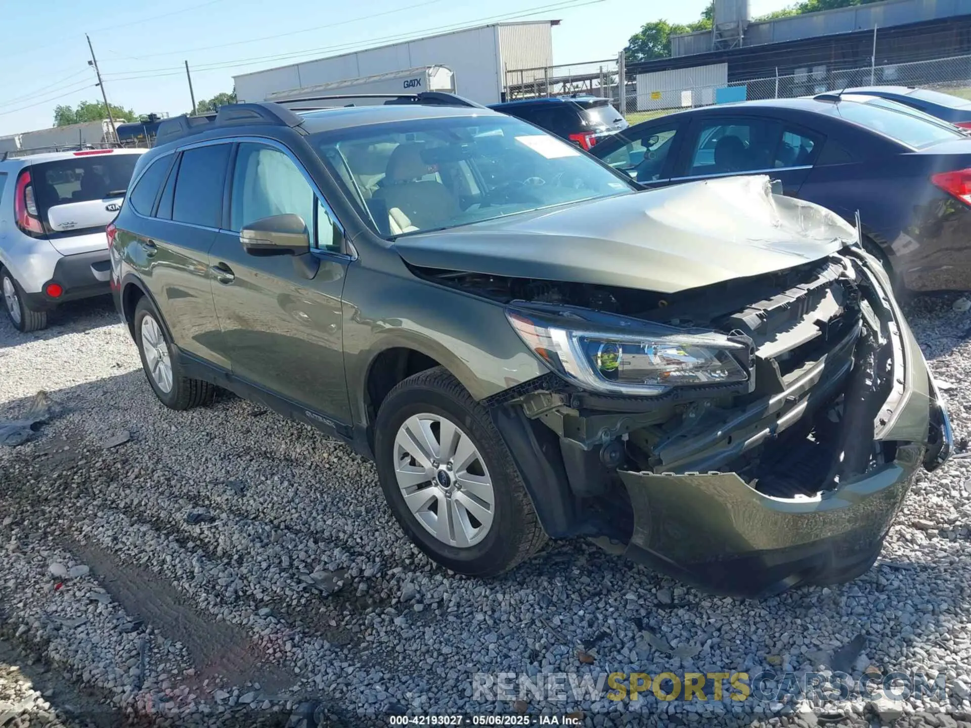1 Photograph of a damaged car 4S4BSAHC4K3288397 SUBARU OUTBACK 2019
