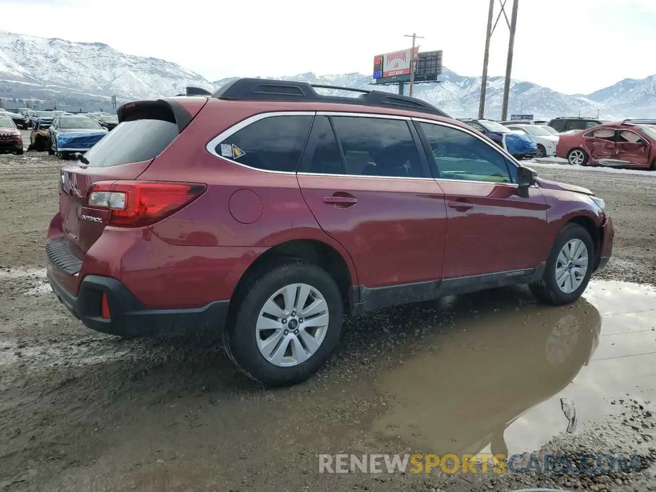 3 Photograph of a damaged car 4S4BSAHC4K3312388 SUBARU OUTBACK 2019