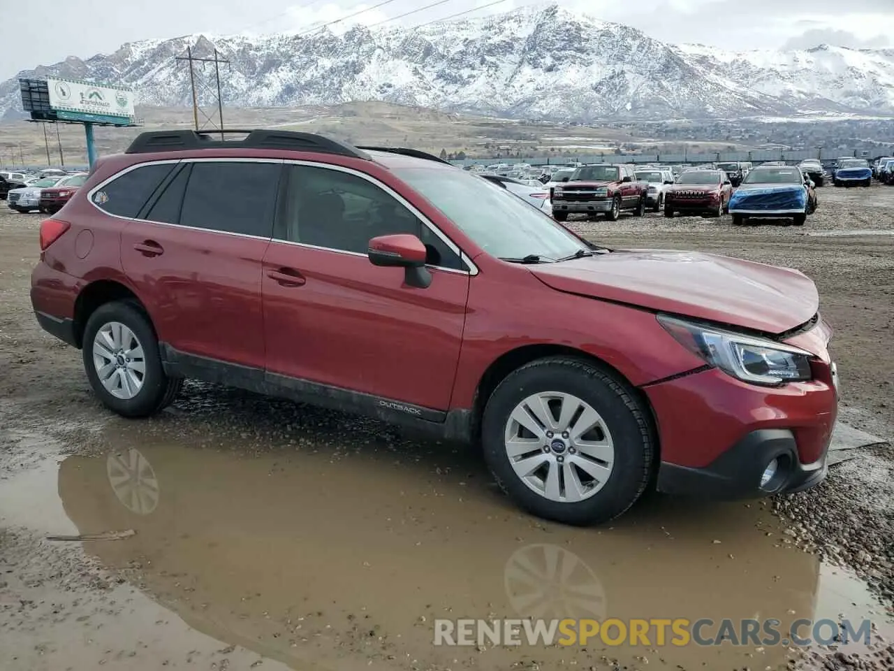 4 Photograph of a damaged car 4S4BSAHC4K3312388 SUBARU OUTBACK 2019