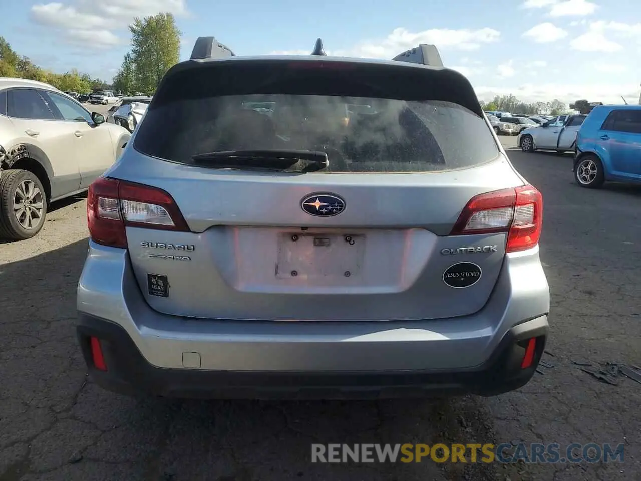 6 Photograph of a damaged car 4S4BSAHC4K3334584 SUBARU OUTBACK 2019