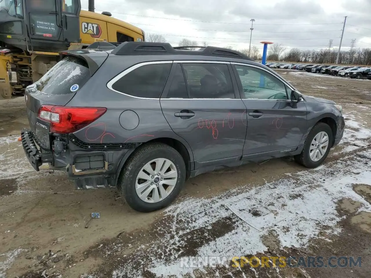 3 Photograph of a damaged car 4S4BSAHC5K3268403 SUBARU OUTBACK 2019