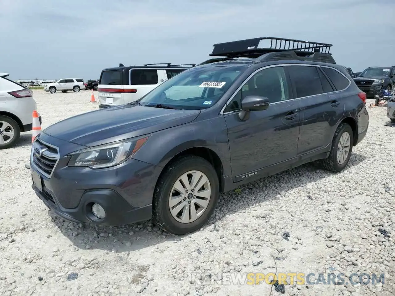 1 Photograph of a damaged car 4S4BSAHC6K3295223 SUBARU OUTBACK 2019