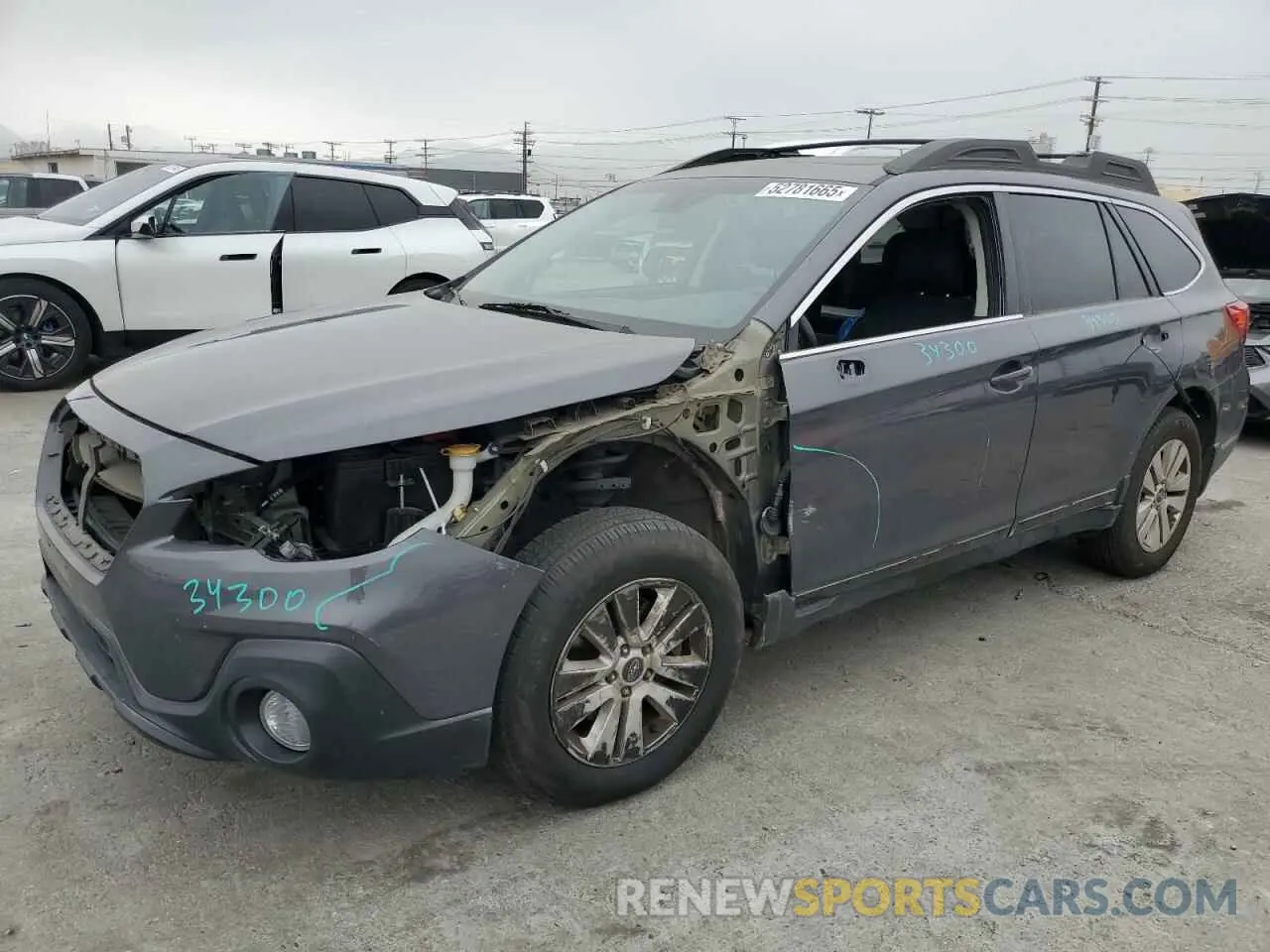 1 Photograph of a damaged car 4S4BSAHC7K3374996 SUBARU OUTBACK 2019