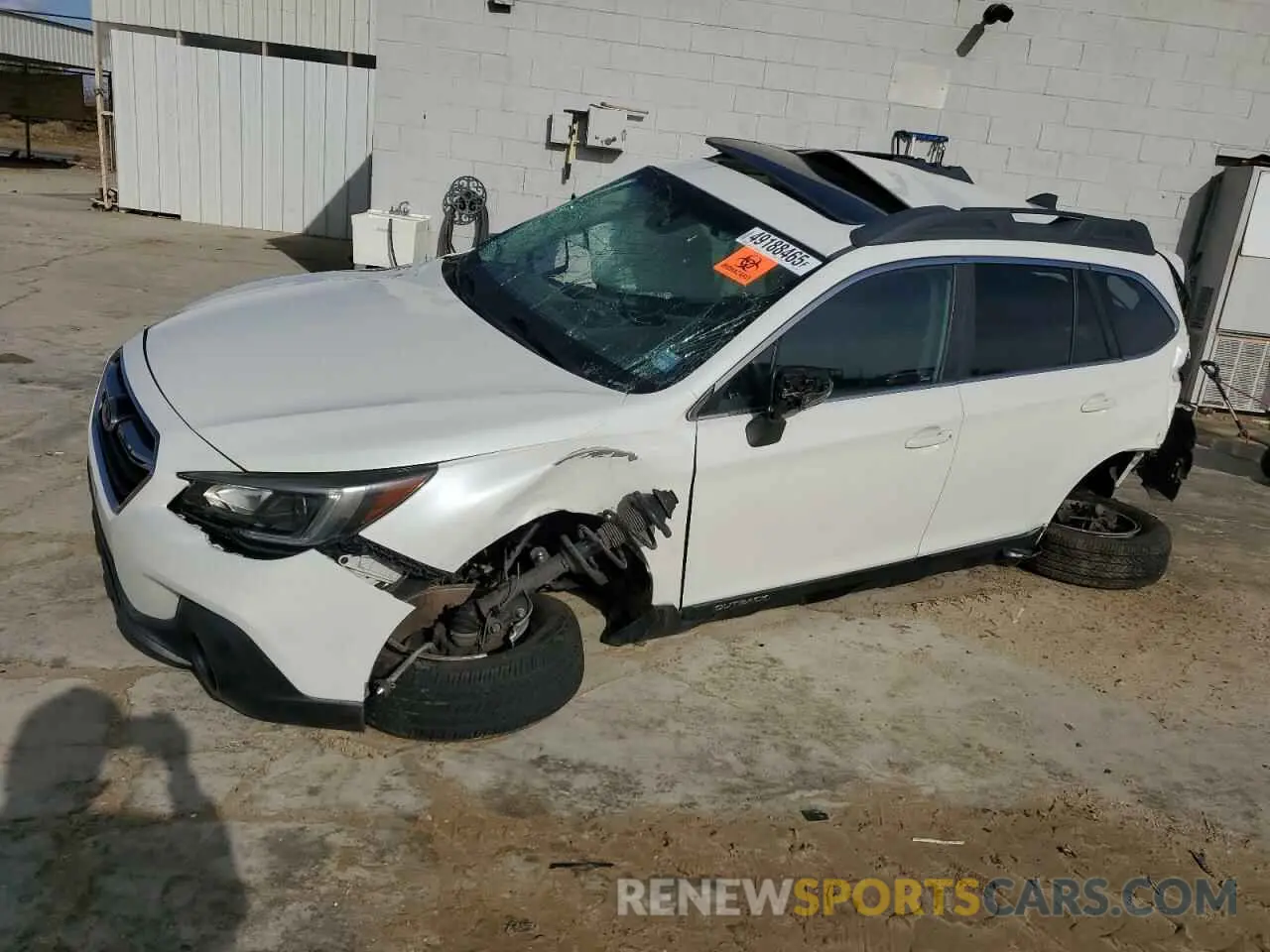 1 Photograph of a damaged car 4S4BSAHCXK3228642 SUBARU OUTBACK 2019