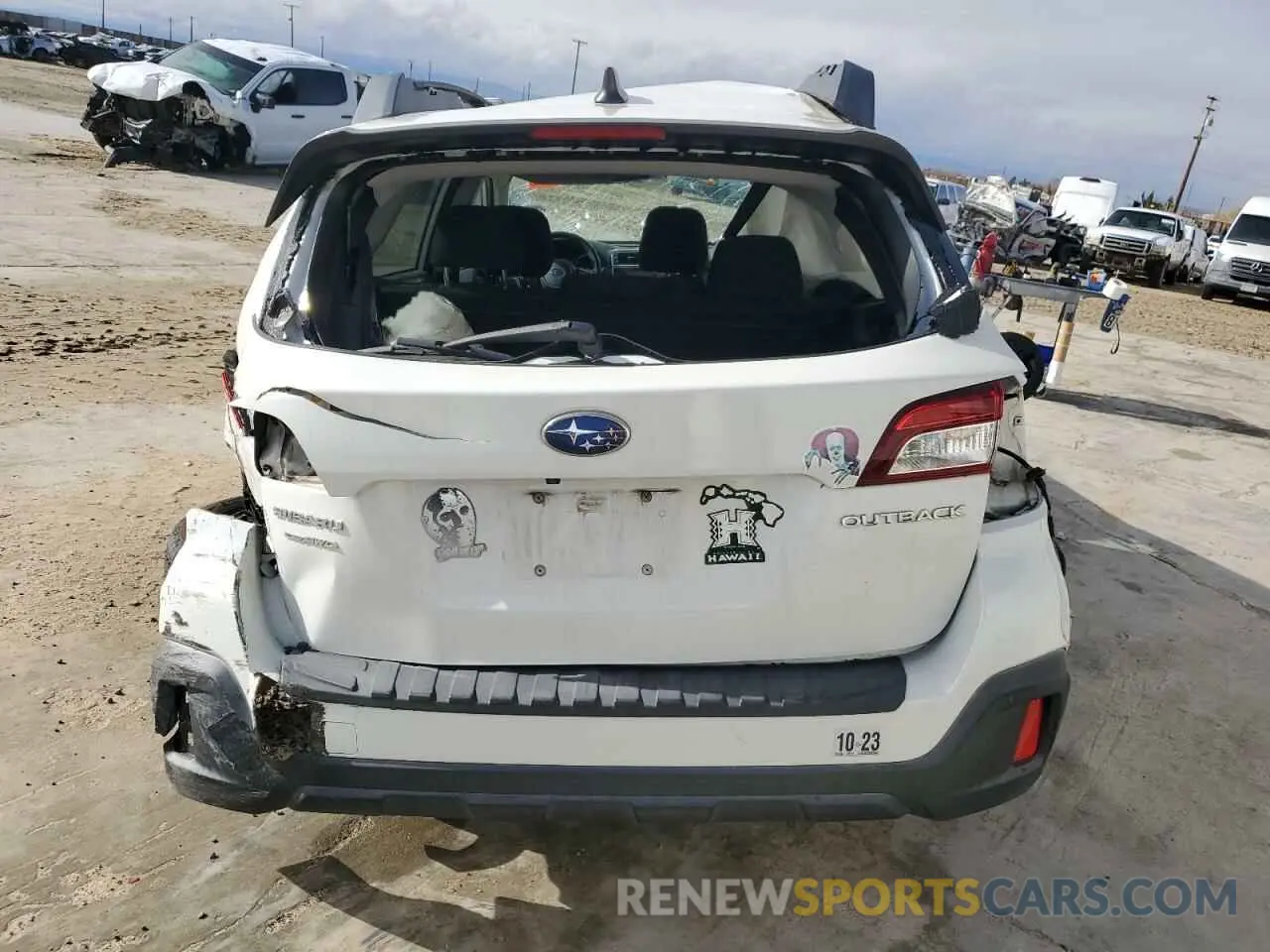 6 Photograph of a damaged car 4S4BSAHCXK3228642 SUBARU OUTBACK 2019