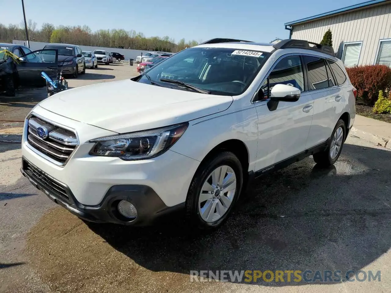 1 Photograph of a damaged car 4S4BSAHCXK3356332 SUBARU OUTBACK 2019