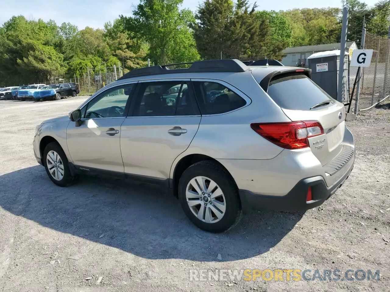 2 Photograph of a damaged car 4S4BSAHCXK3357609 SUBARU OUTBACK 2019