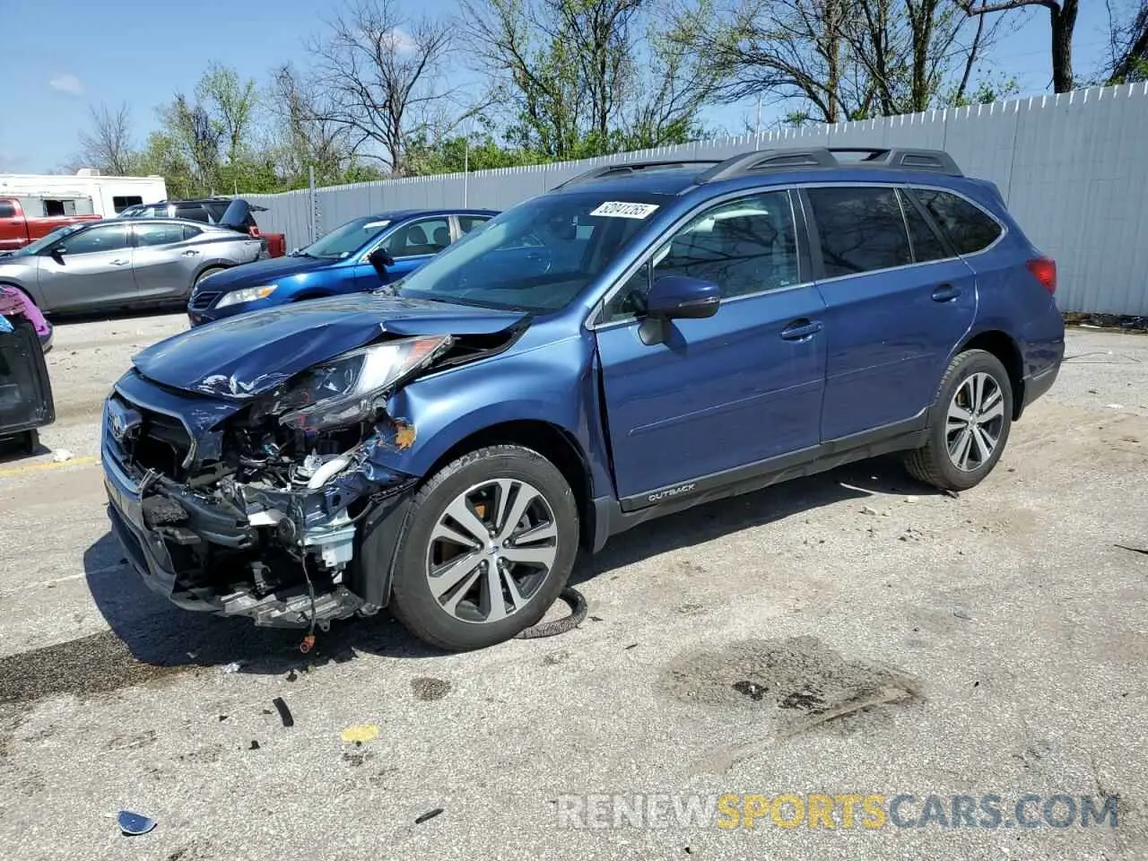 1 Photograph of a damaged car 4S4BSAJC3K3230341 SUBARU OUTBACK 2019