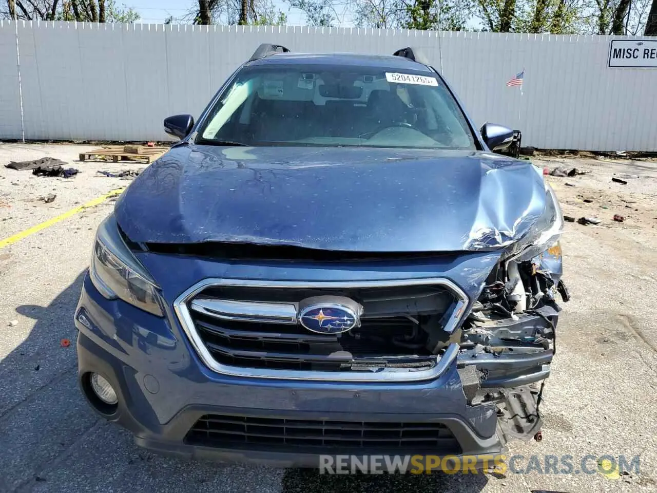 5 Photograph of a damaged car 4S4BSAJC3K3230341 SUBARU OUTBACK 2019