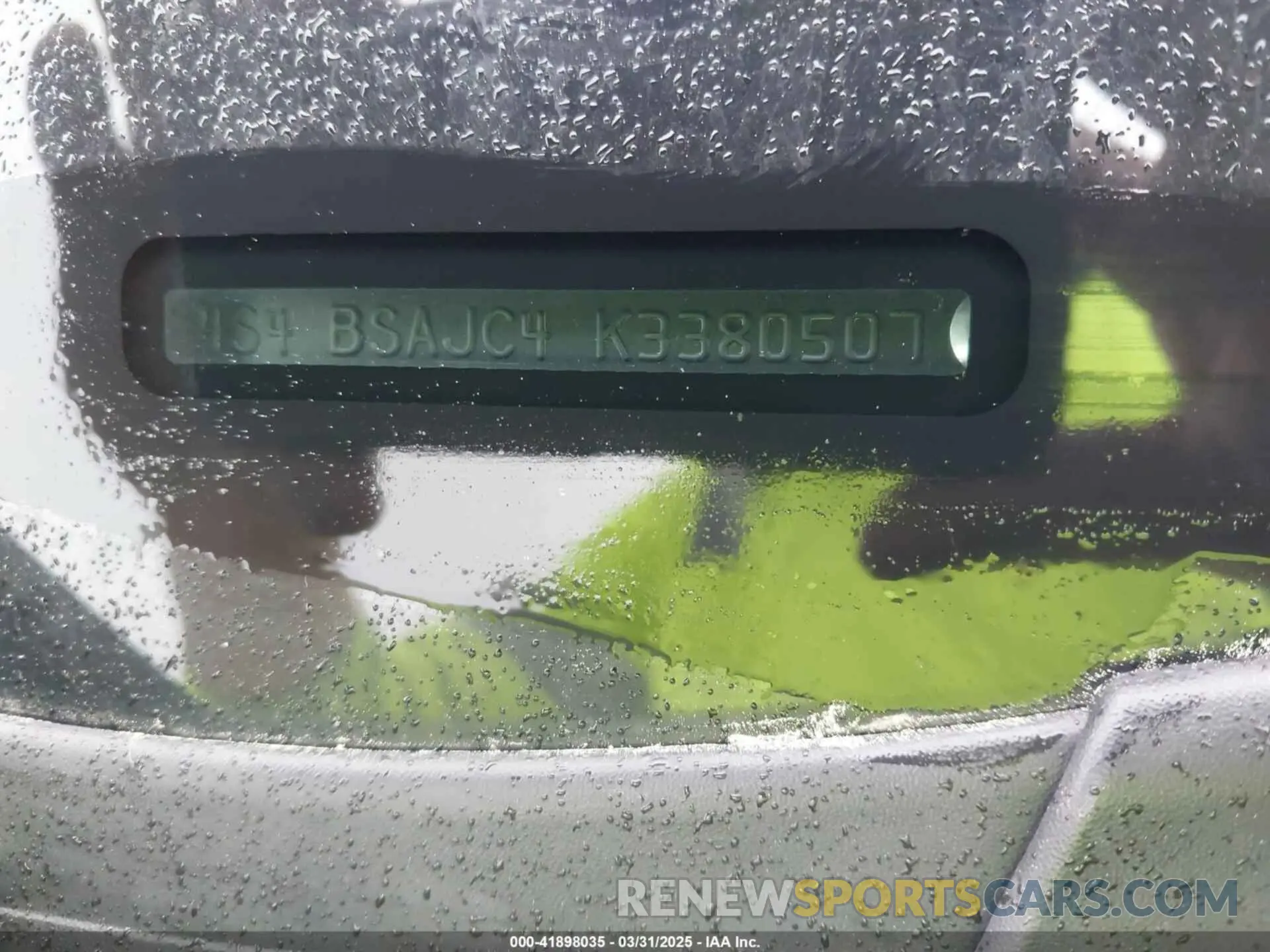 9 Photograph of a damaged car 4S4BSAJC4K3380507 SUBARU OUTBACK 2019