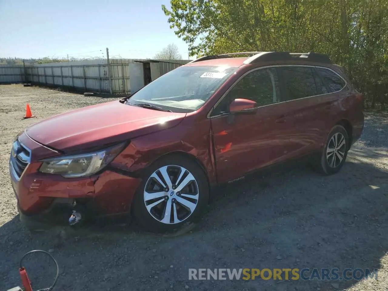 1 Photograph of a damaged car 4S4BSAJC6K3234738 SUBARU OUTBACK 2019