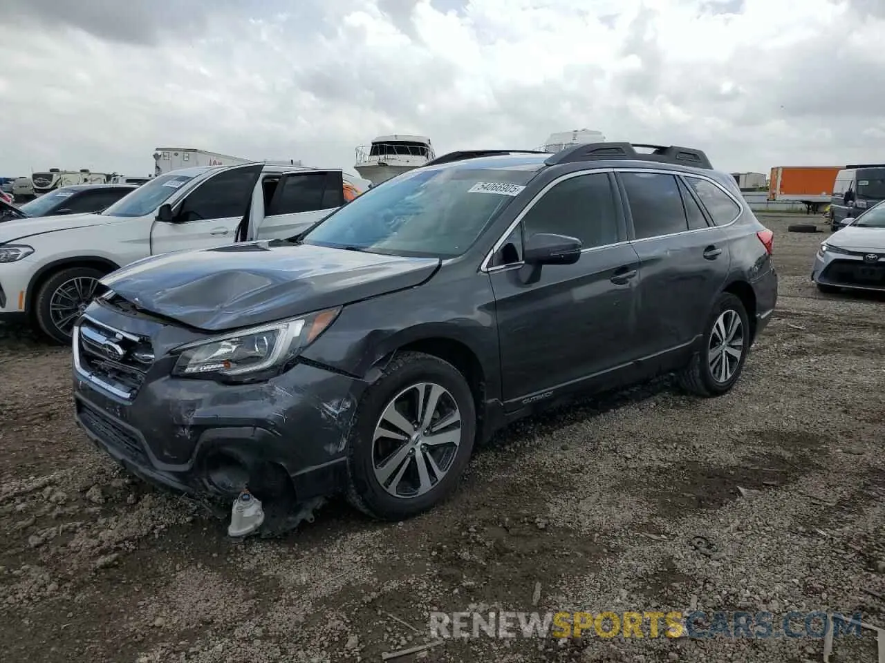 1 Photograph of a damaged car 4S4BSAJC7K3382672 SUBARU OUTBACK 2019