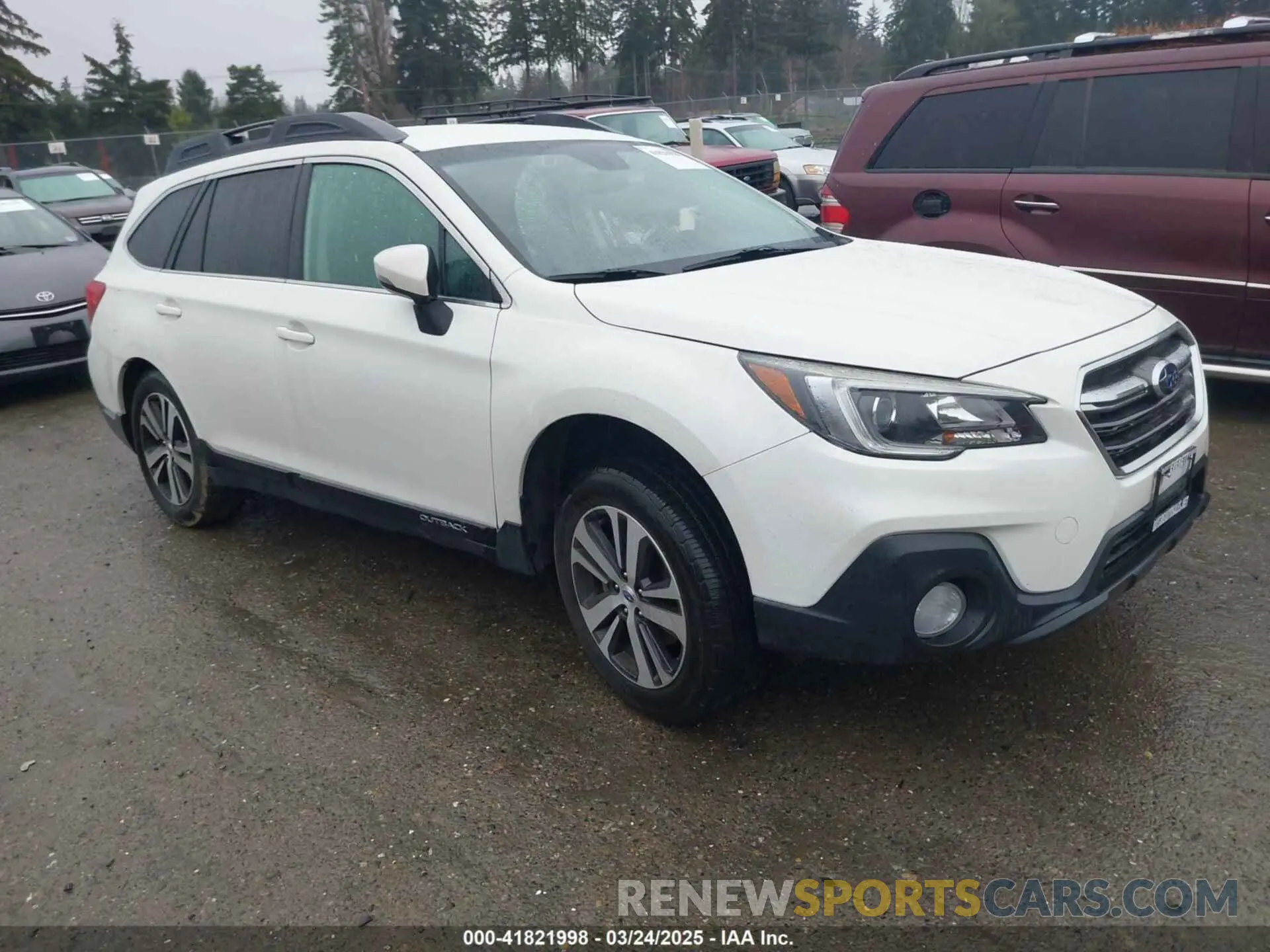 1 Photograph of a damaged car 4S4BSAJC8K3298392 SUBARU OUTBACK 2019