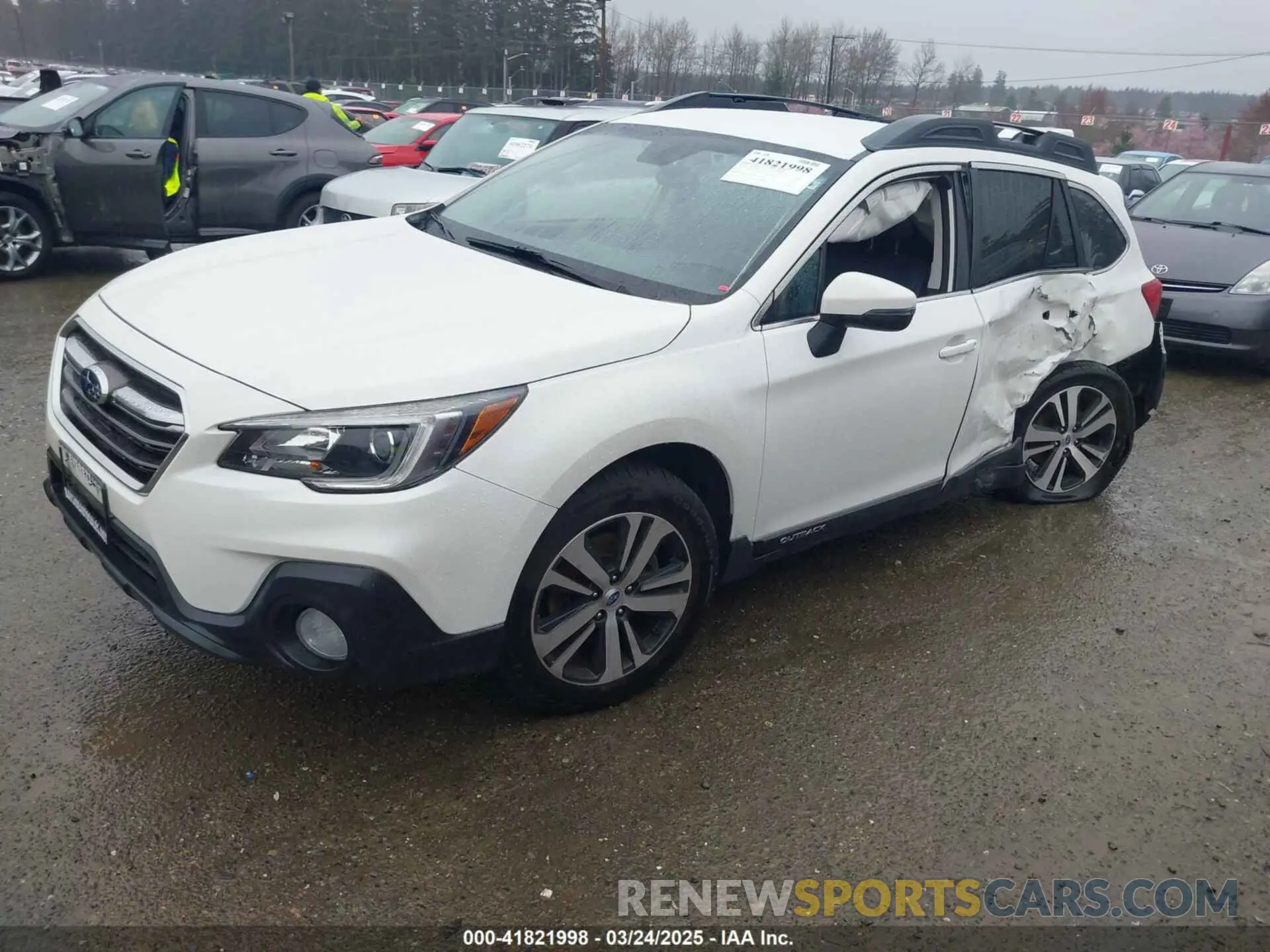 2 Photograph of a damaged car 4S4BSAJC8K3298392 SUBARU OUTBACK 2019