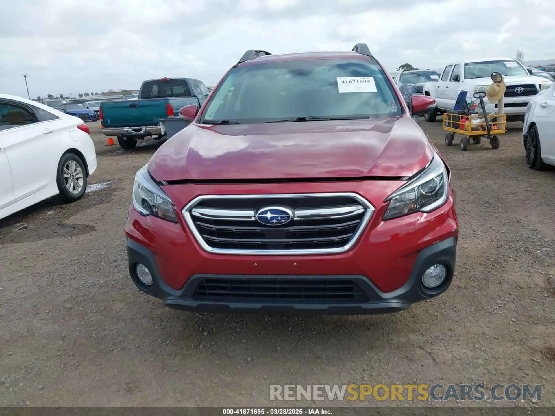 12 Photograph of a damaged car 4S4BSAJC9K3287952 SUBARU OUTBACK 2019