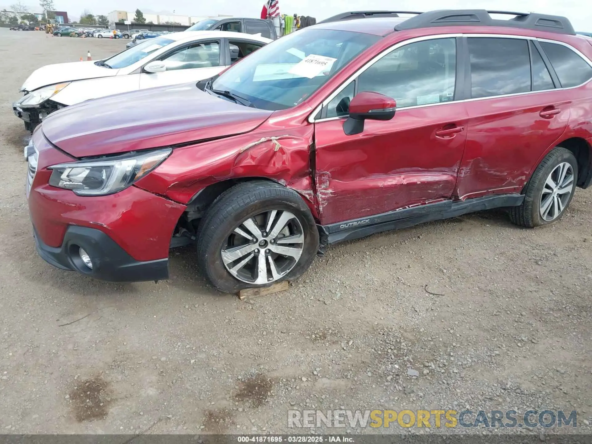 6 Photograph of a damaged car 4S4BSAJC9K3287952 SUBARU OUTBACK 2019