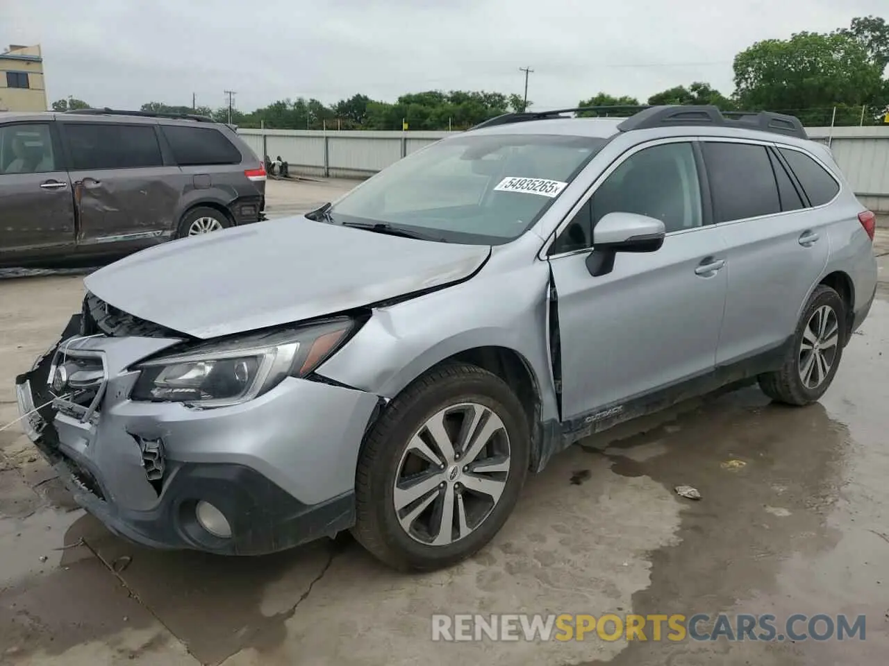 1 Photograph of a damaged car 4S4BSAJCXK3211995 SUBARU OUTBACK 2019