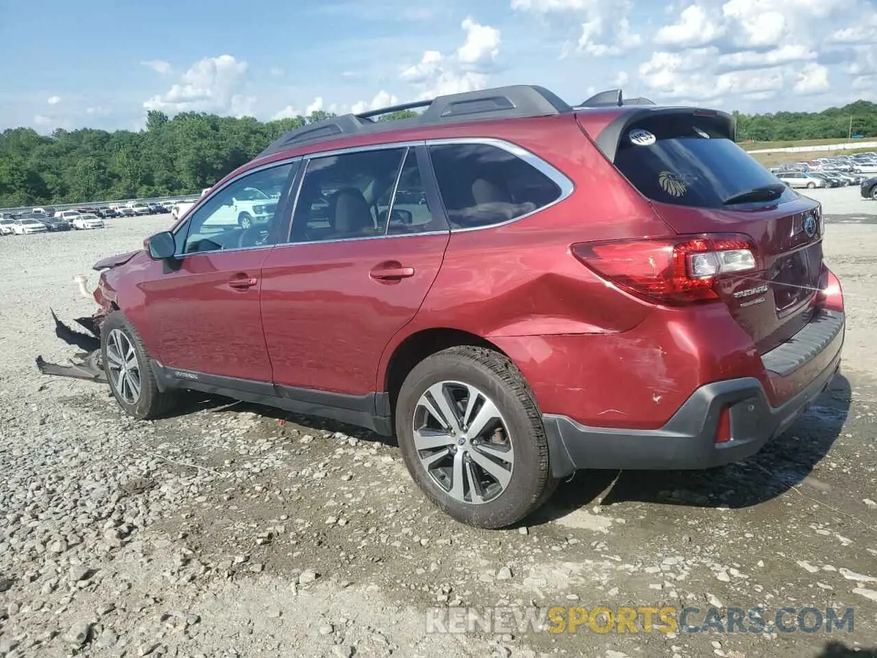 2 Photograph of a damaged car 4S4BSANC0K3262979 SUBARU OUTBACK 2019