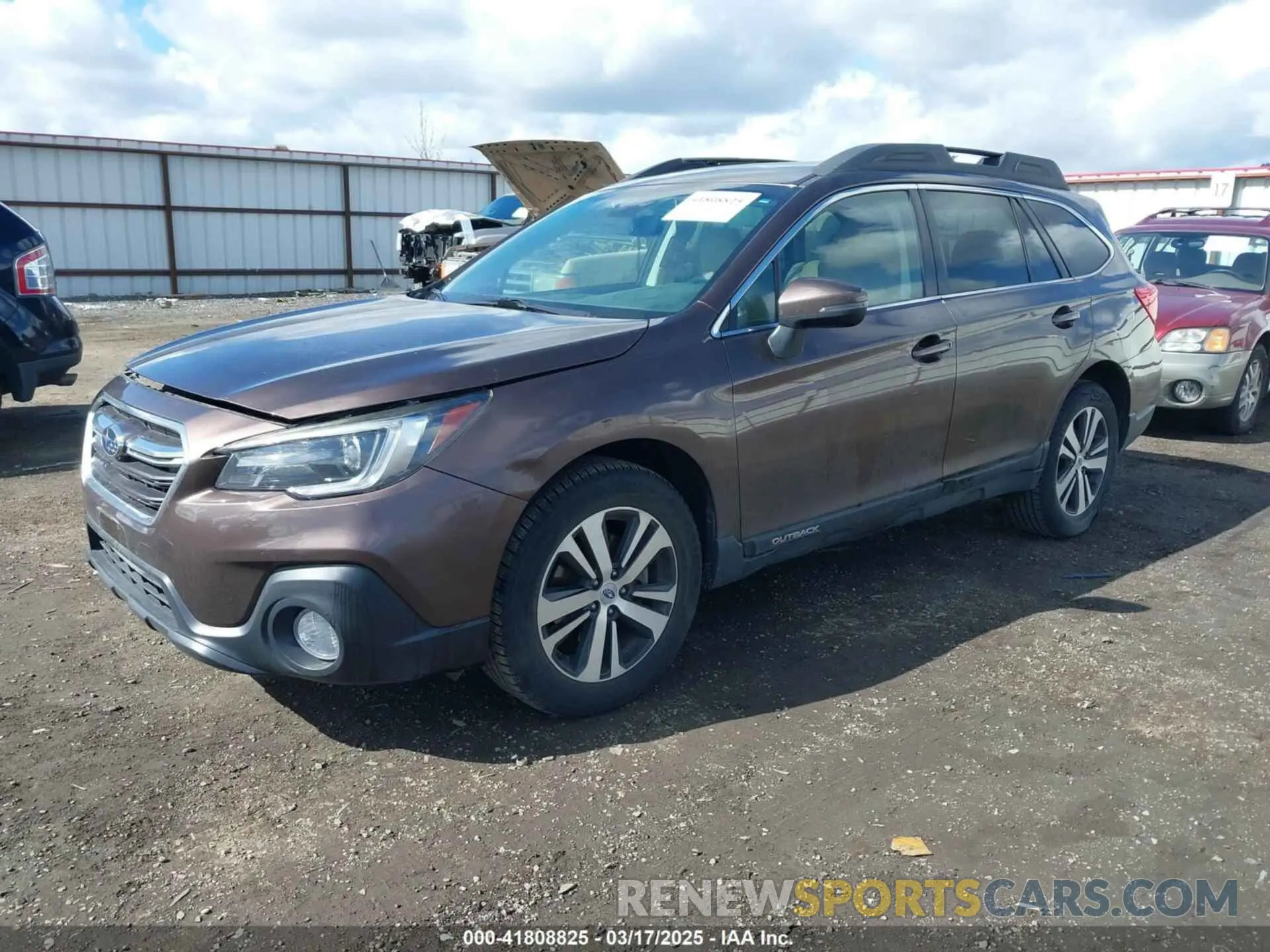 2 Photograph of a damaged car 4S4BSANC0K3359888 SUBARU OUTBACK 2019