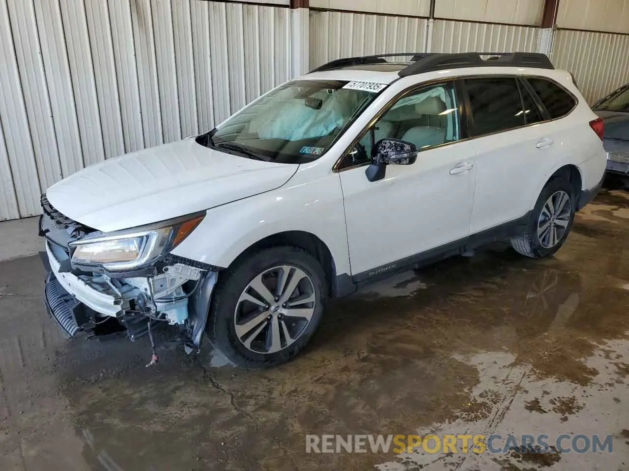 1 Photograph of a damaged car 4S4BSANC0K3360216 SUBARU OUTBACK 2019