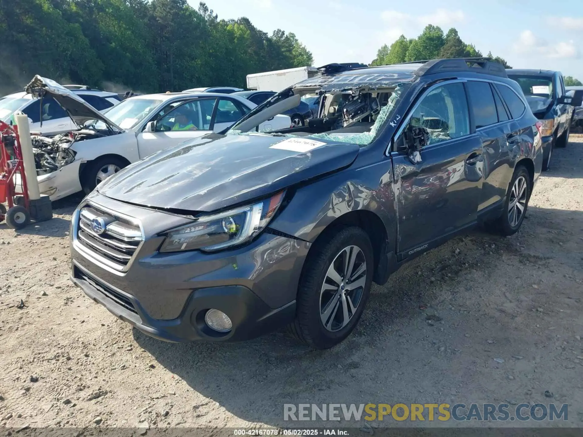 2 Photograph of a damaged car 4S4BSANC1K3226234 SUBARU OUTBACK 2019