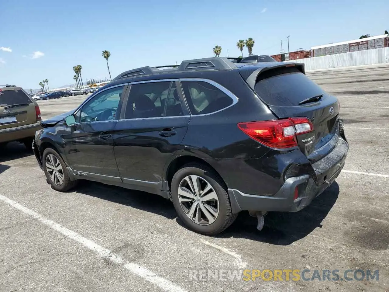 2 Photograph of a damaged car 4S4BSANC1K3244183 SUBARU OUTBACK 2019