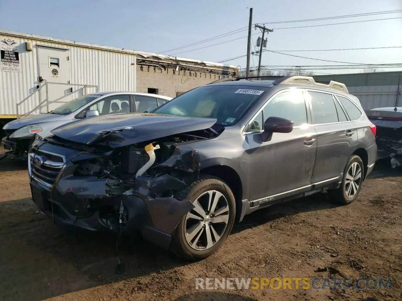 1 Photograph of a damaged car 4S4BSANC1K3295991 SUBARU OUTBACK 2019