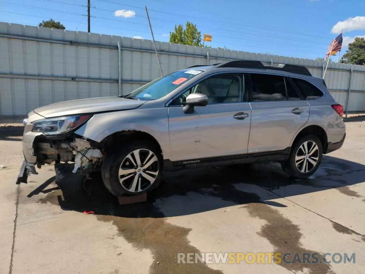 1 Photograph of a damaged car 4S4BSANC1K3311624 SUBARU OUTBACK 2019