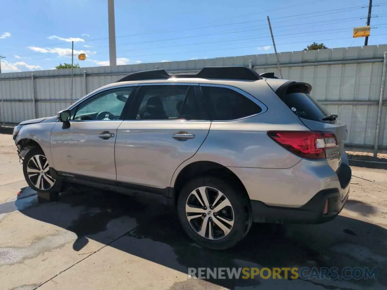 2 Photograph of a damaged car 4S4BSANC1K3311624 SUBARU OUTBACK 2019