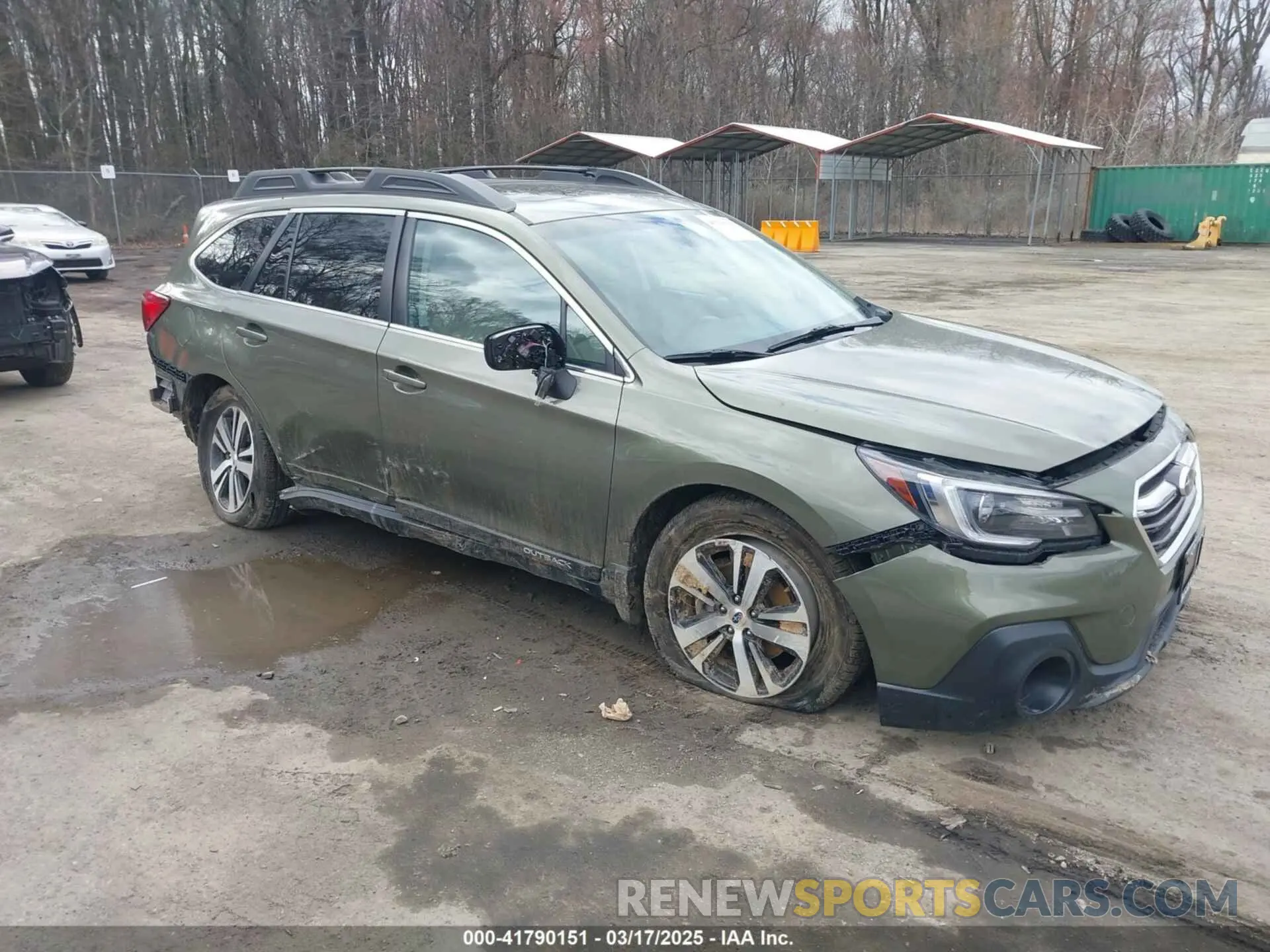 1 Photograph of a damaged car 4S4BSANC2K3212018 SUBARU OUTBACK 2019