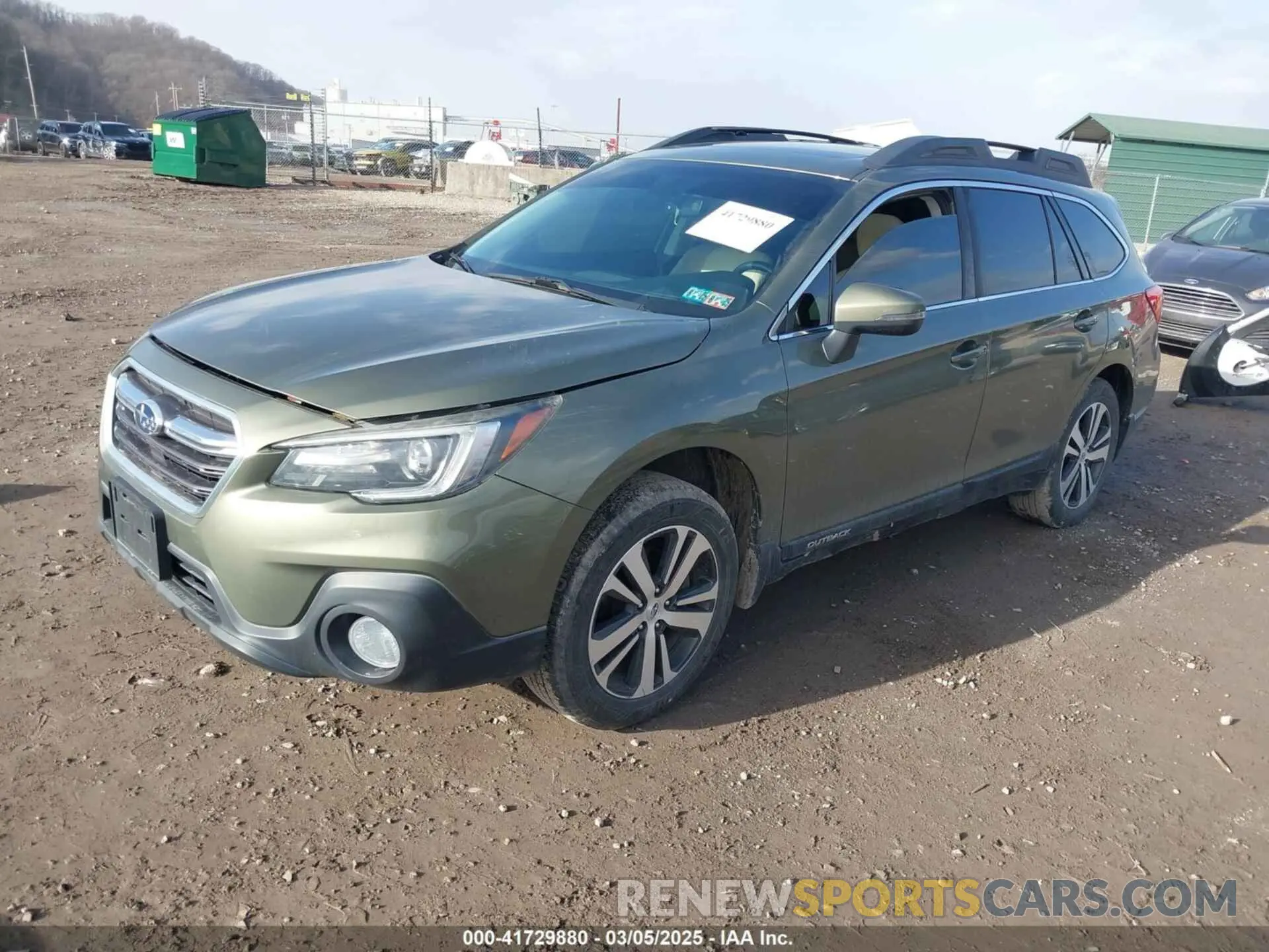 2 Photograph of a damaged car 4S4BSANC2K3307744 SUBARU OUTBACK 2019