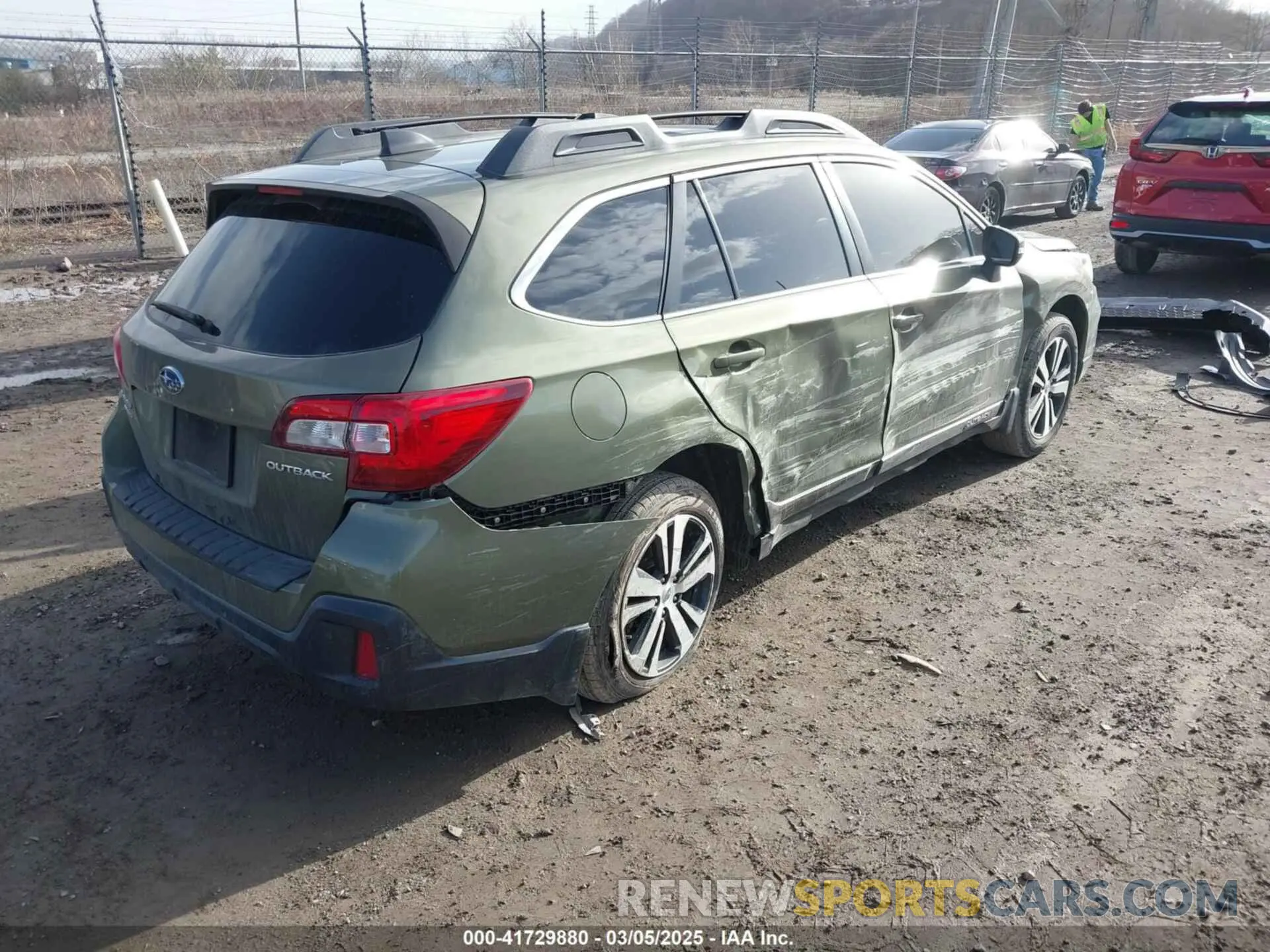 4 Photograph of a damaged car 4S4BSANC2K3307744 SUBARU OUTBACK 2019