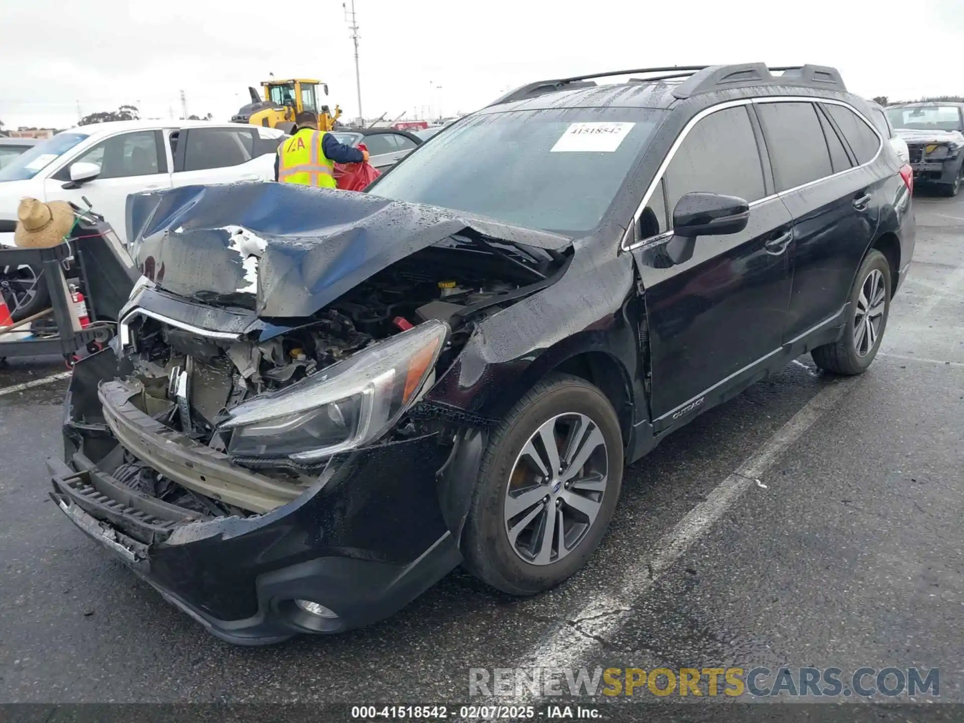 2 Photograph of a damaged car 4S4BSANC2K3318405 SUBARU OUTBACK 2019