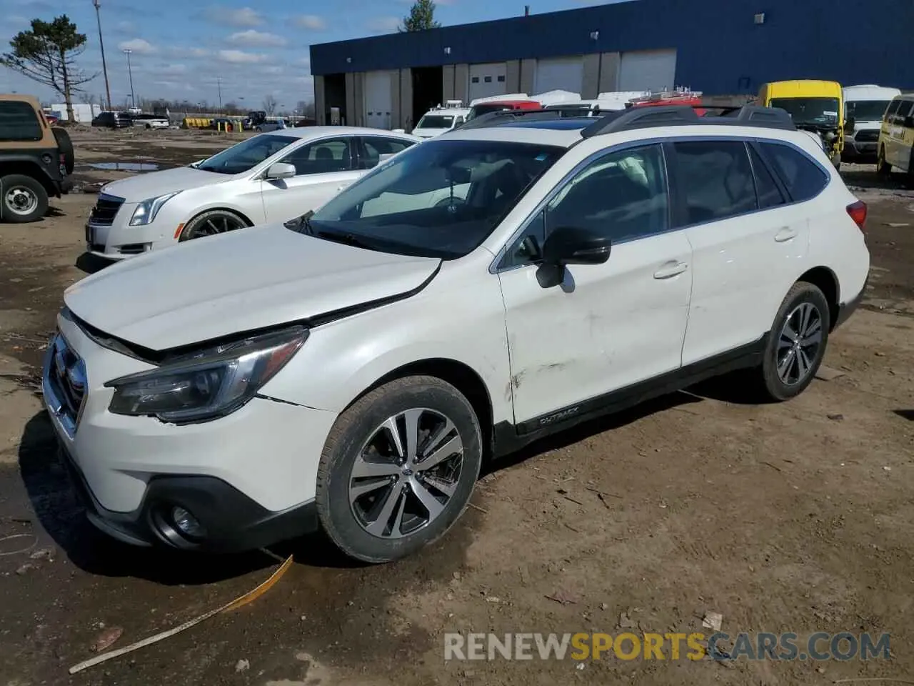 1 Photograph of a damaged car 4S4BSANC2K3318923 SUBARU OUTBACK 2019