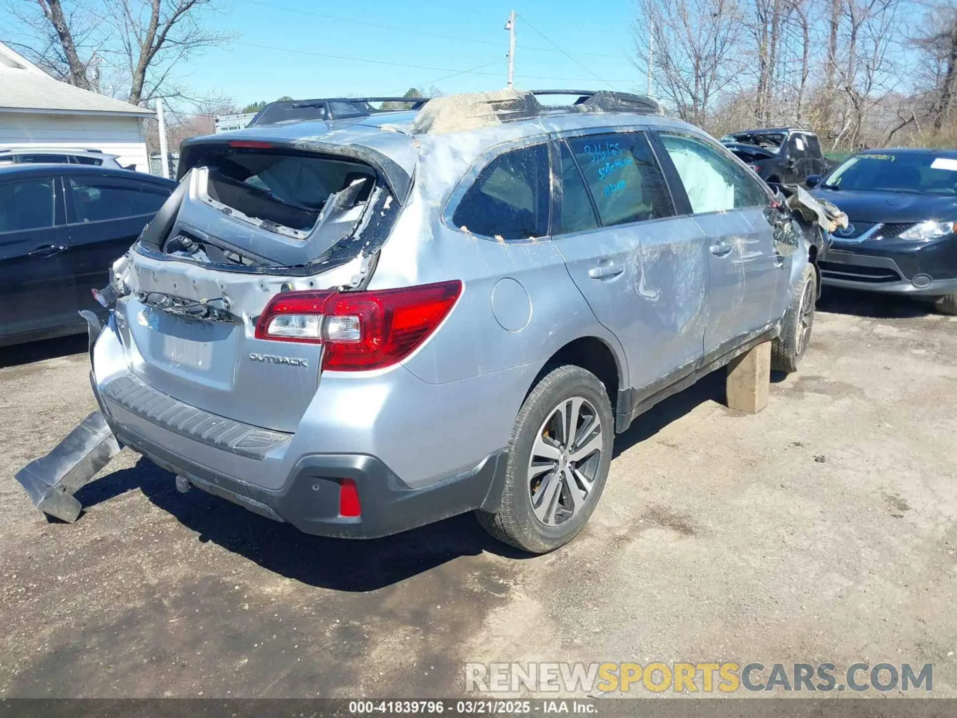 4 Photograph of a damaged car 4S4BSANC3K3218409 SUBARU OUTBACK 2019