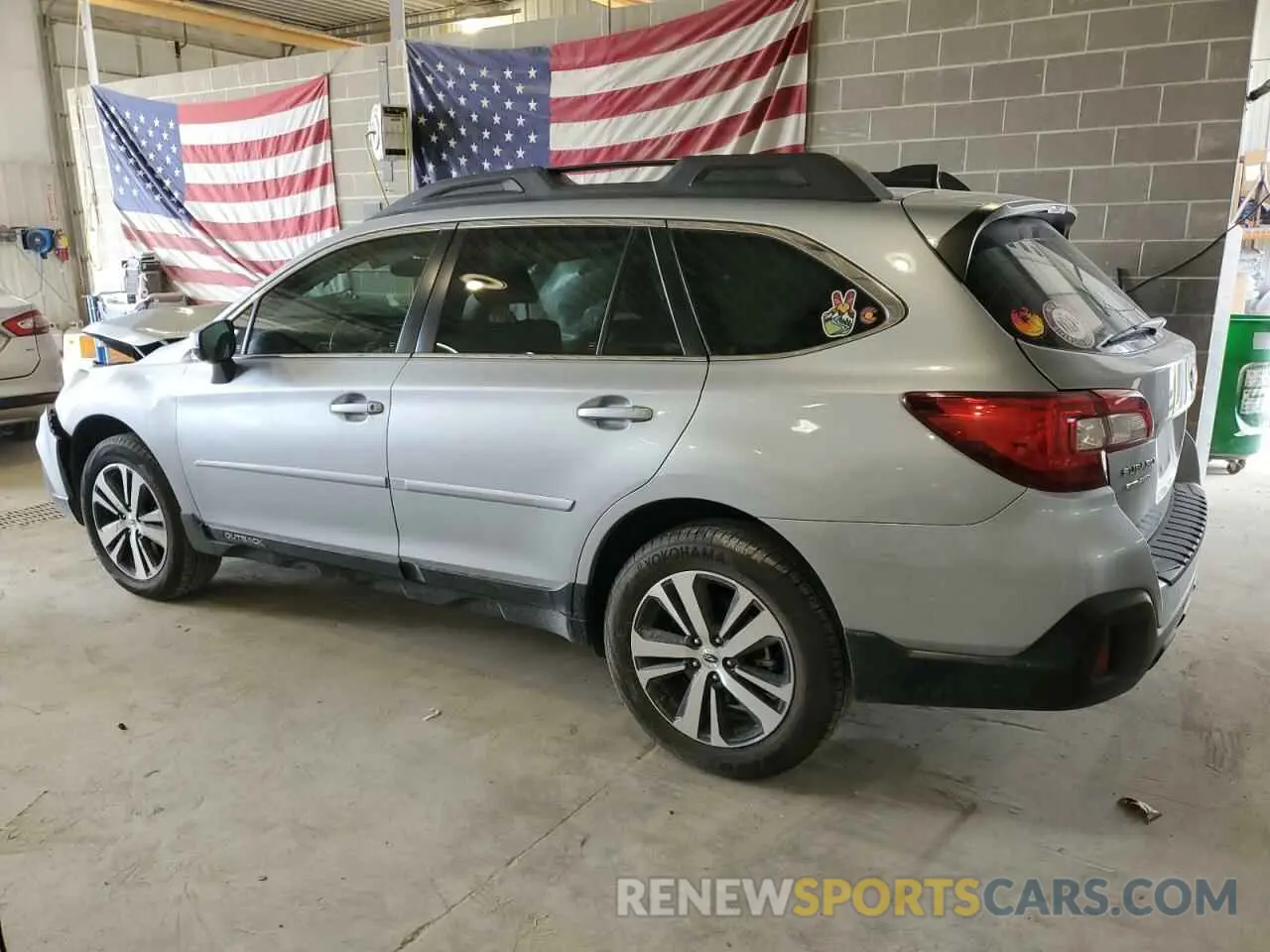 2 Photograph of a damaged car 4S4BSANC3K3241415 SUBARU OUTBACK 2019