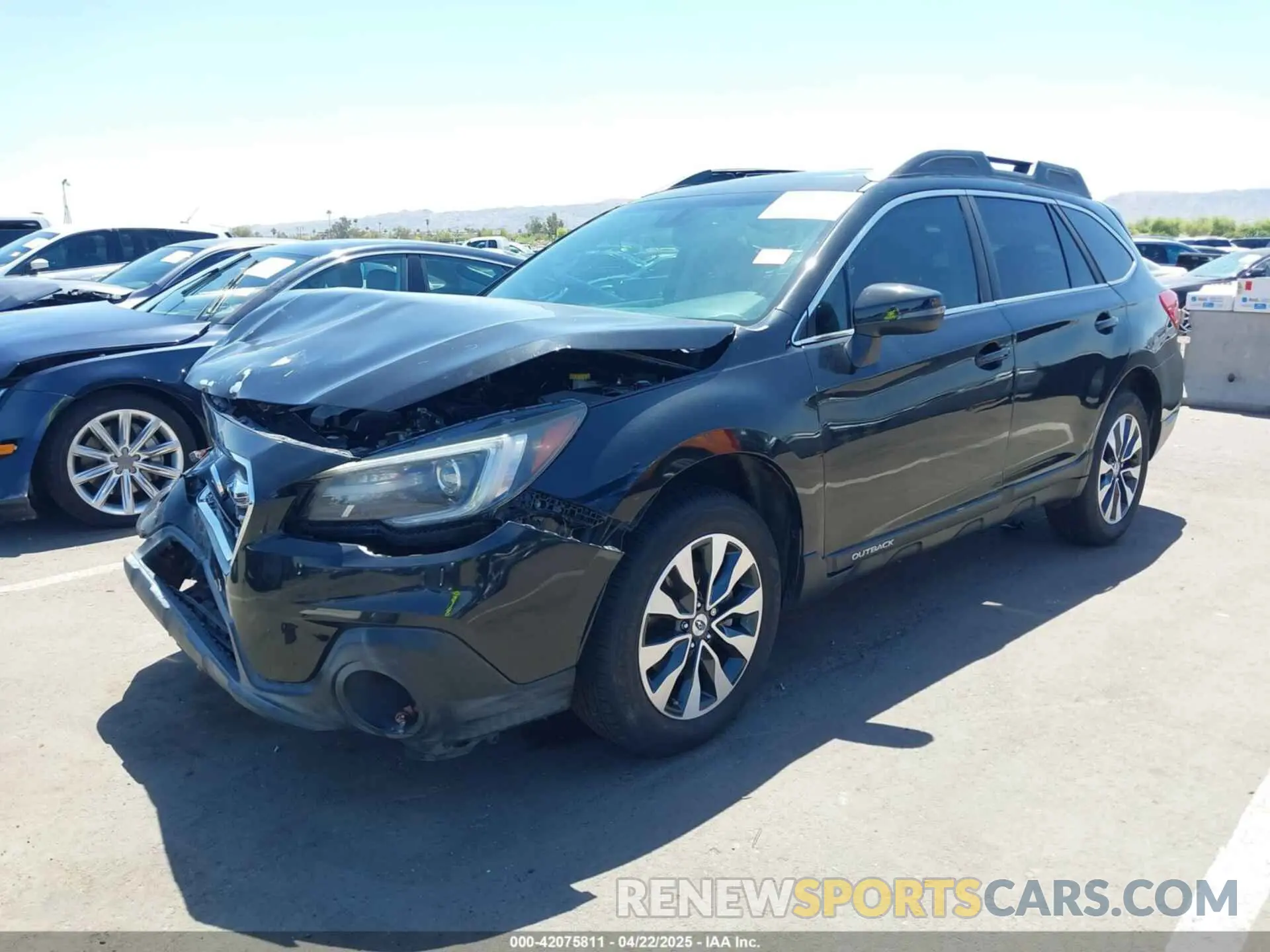 2 Photograph of a damaged car 4S4BSANC3K3358993 SUBARU OUTBACK 2019