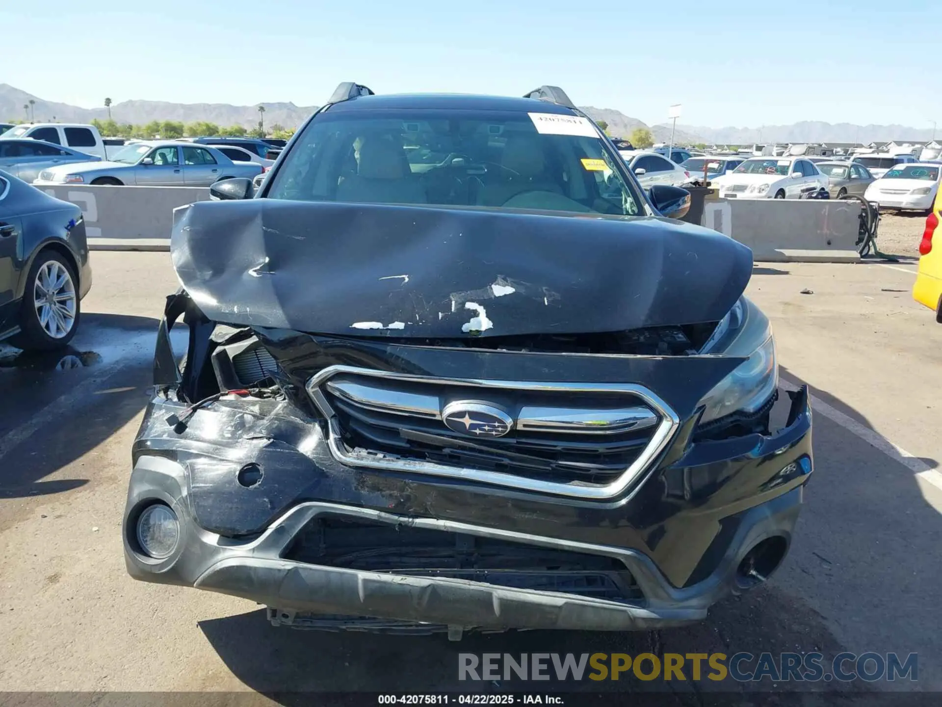 6 Photograph of a damaged car 4S4BSANC3K3358993 SUBARU OUTBACK 2019