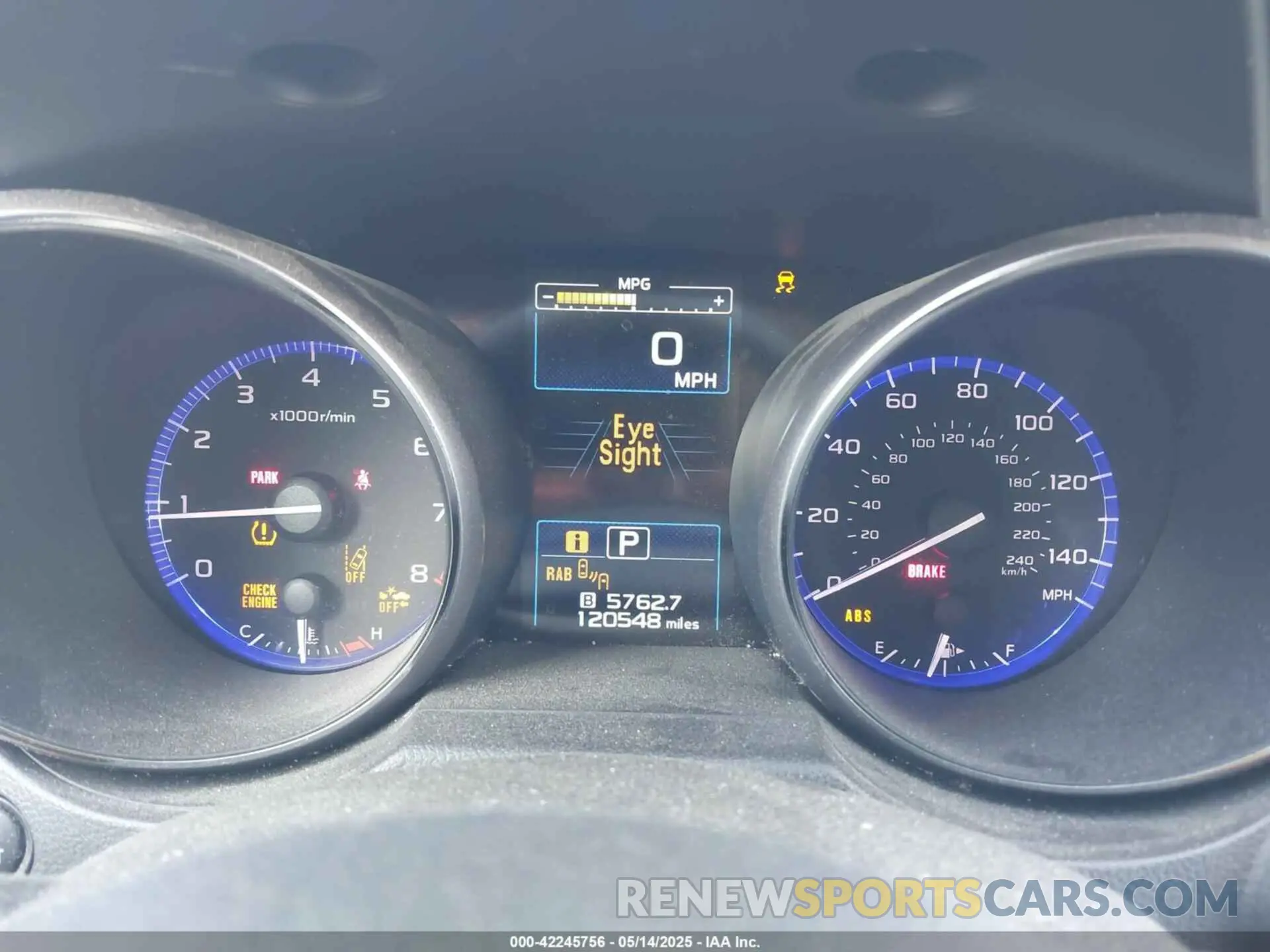 7 Photograph of a damaged car 4S4BSANC3K3395882 SUBARU OUTBACK 2019