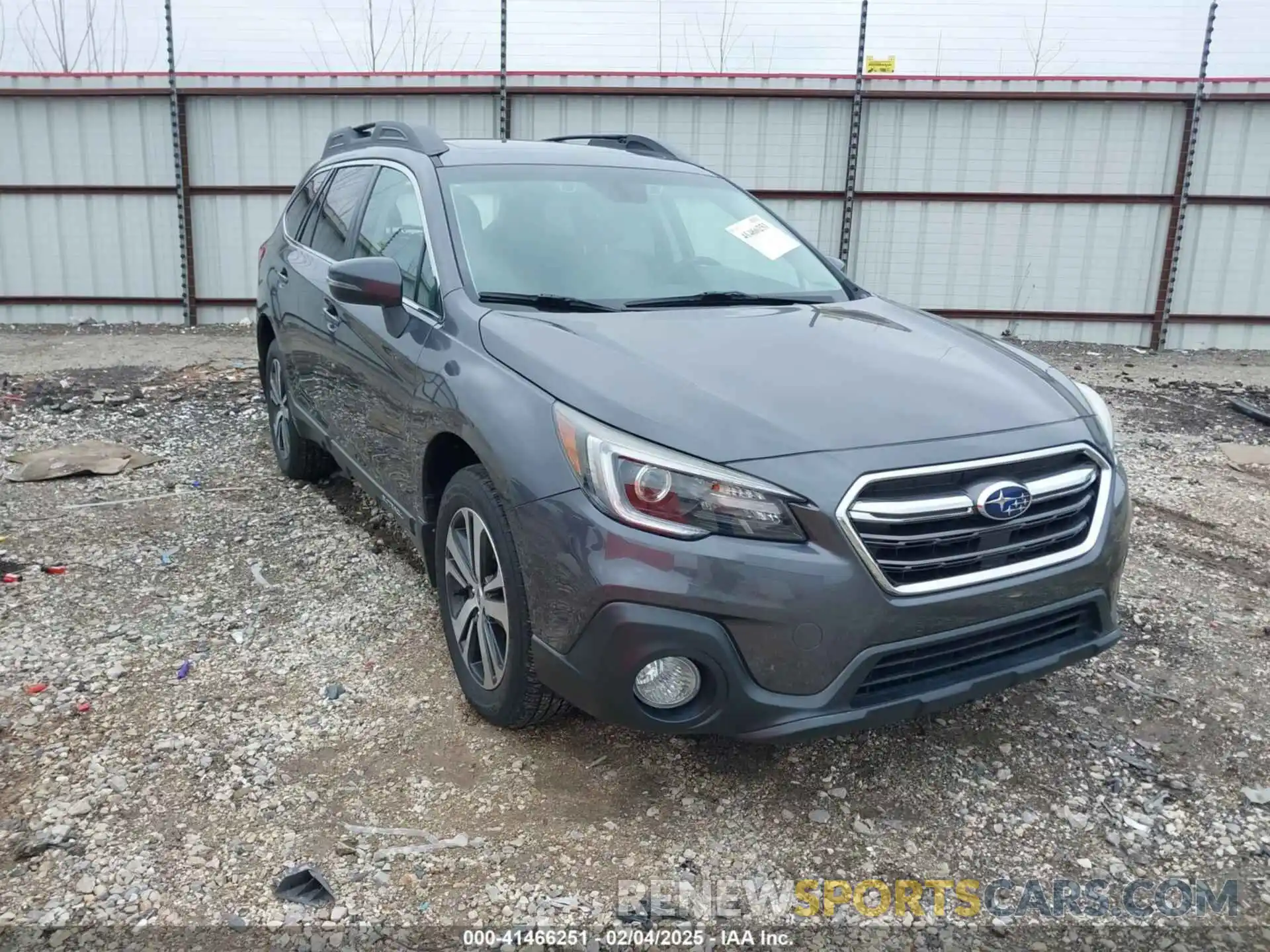 1 Photograph of a damaged car 4S4BSANC4K3215731 SUBARU OUTBACK 2019