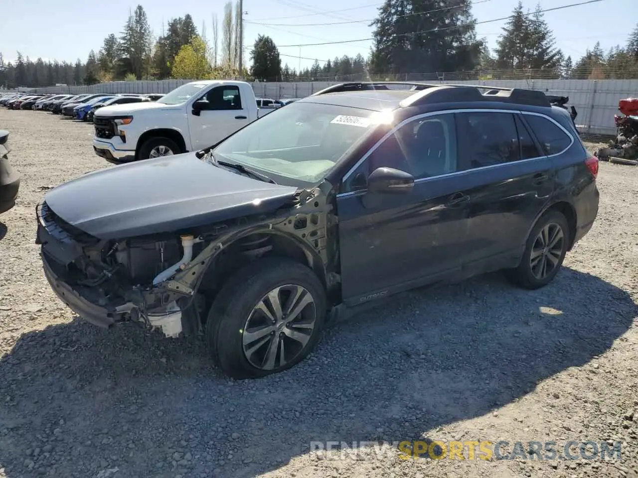 1 Photograph of a damaged car 4S4BSANC4K3219133 SUBARU OUTBACK 2019
