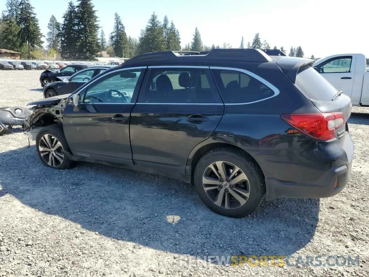 2 Photograph of a damaged car 4S4BSANC4K3219133 SUBARU OUTBACK 2019