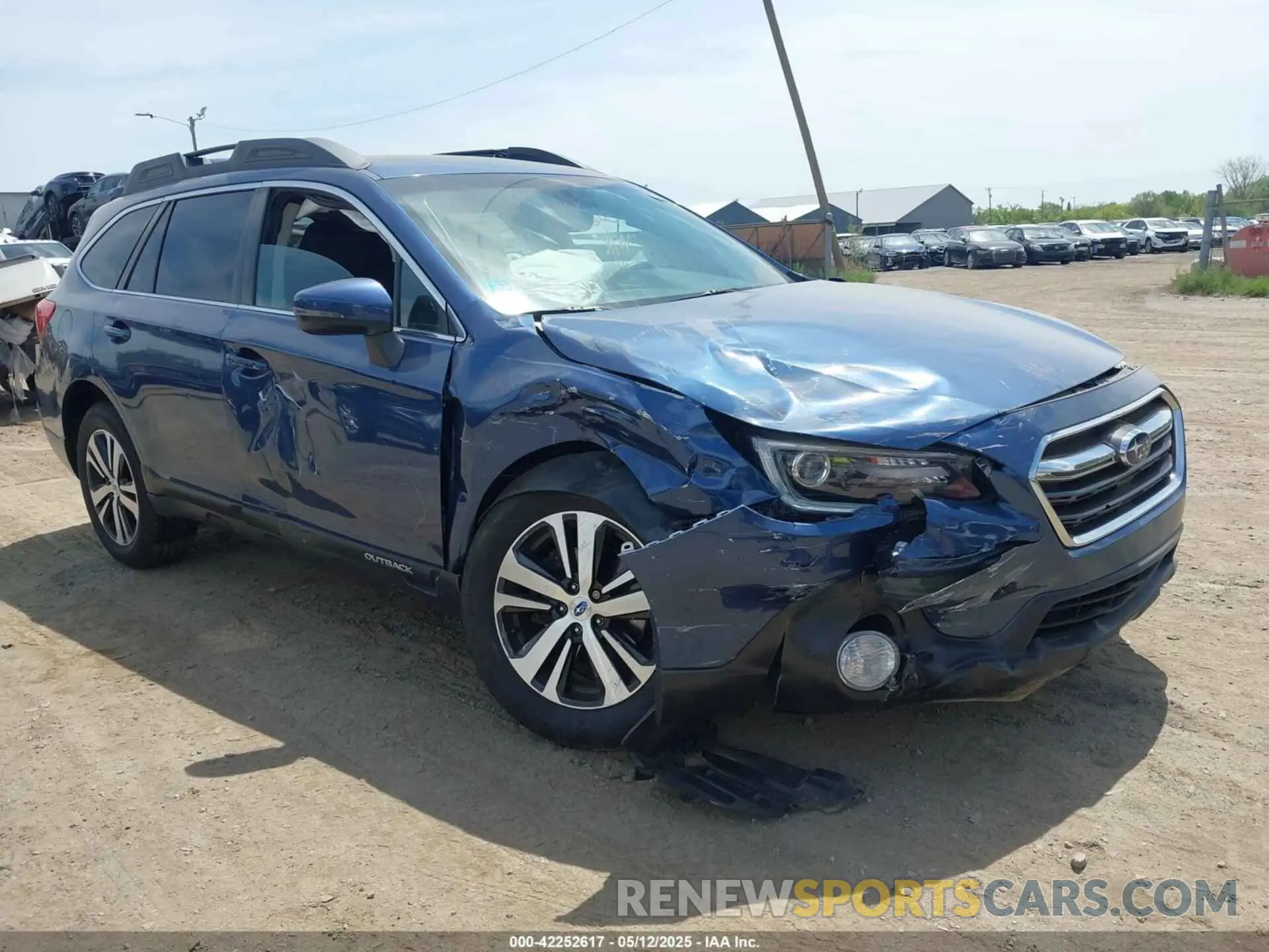 1 Photograph of a damaged car 4S4BSANC4K3260913 SUBARU OUTBACK 2019