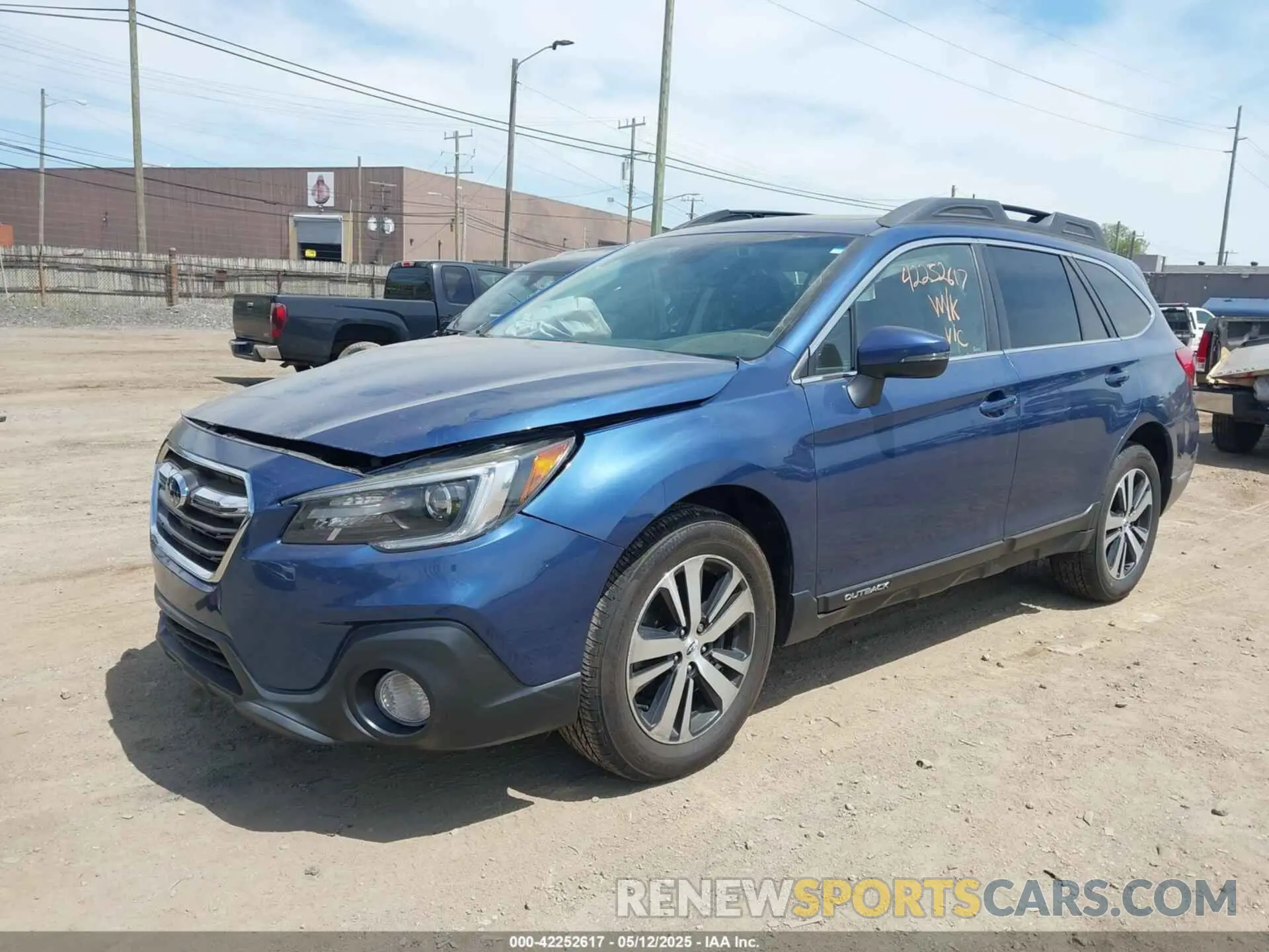 2 Photograph of a damaged car 4S4BSANC4K3260913 SUBARU OUTBACK 2019