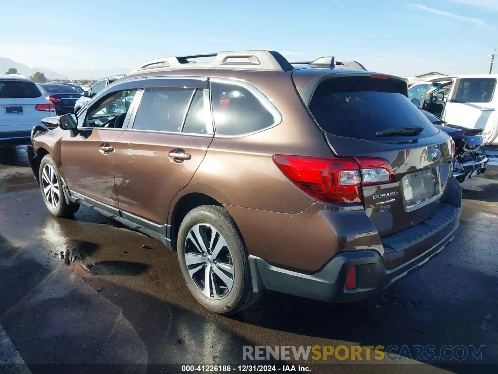 3 Photograph of a damaged car 4S4BSANC4K3389184 SUBARU OUTBACK 2019