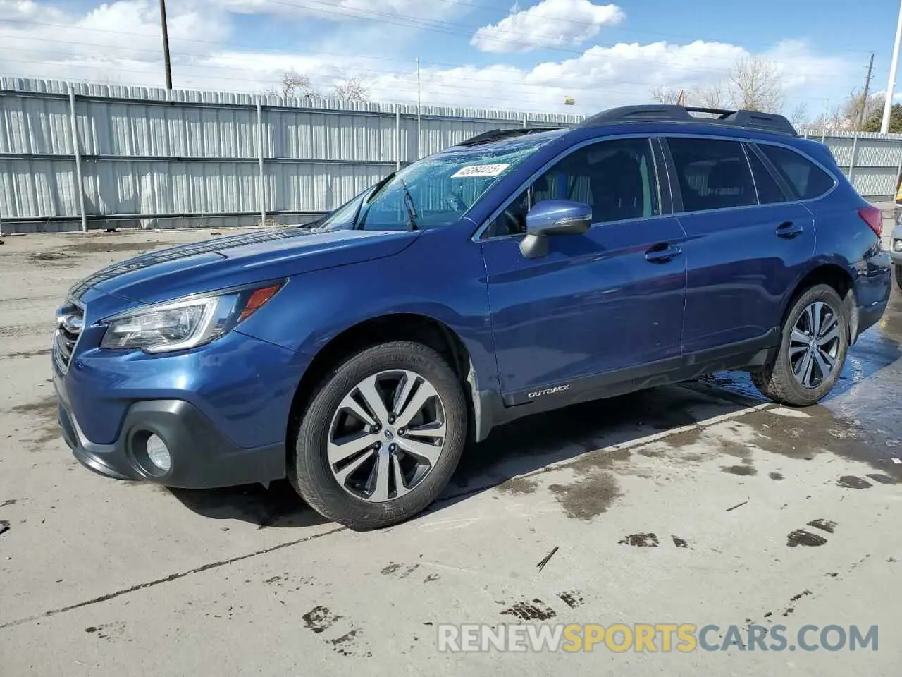 1 Photograph of a damaged car 4S4BSANC5K3260757 SUBARU OUTBACK 2019